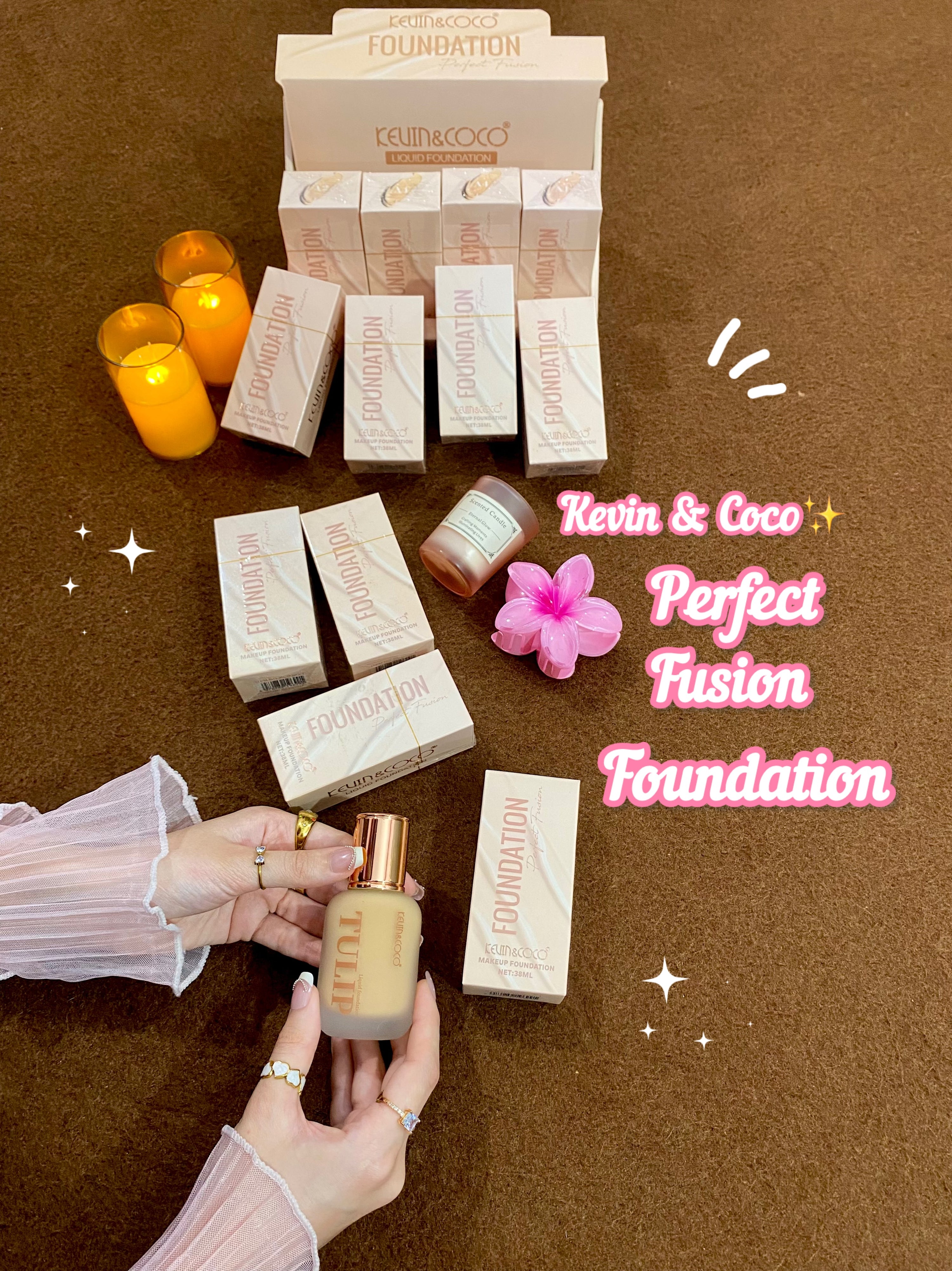 Kevin & Coco Perfect Fusion Tulip Foundation 💖