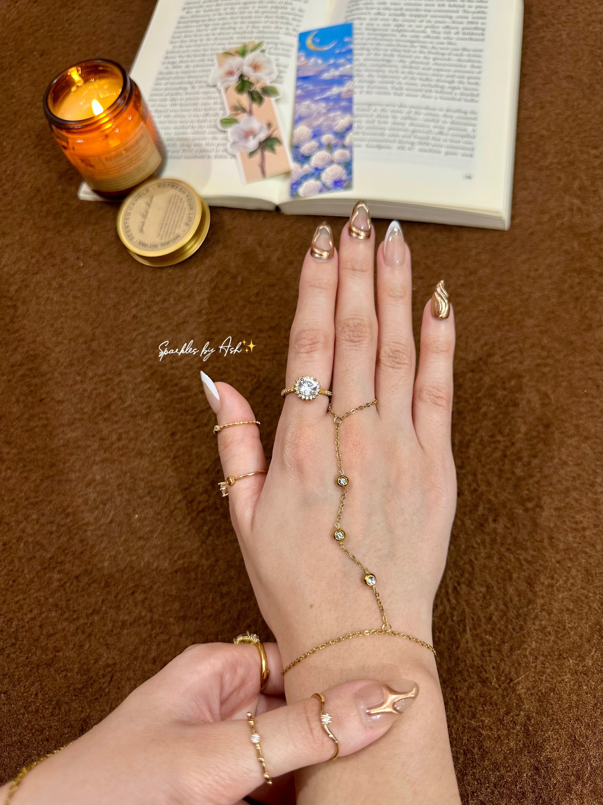 Minimal hand chain 💗✨