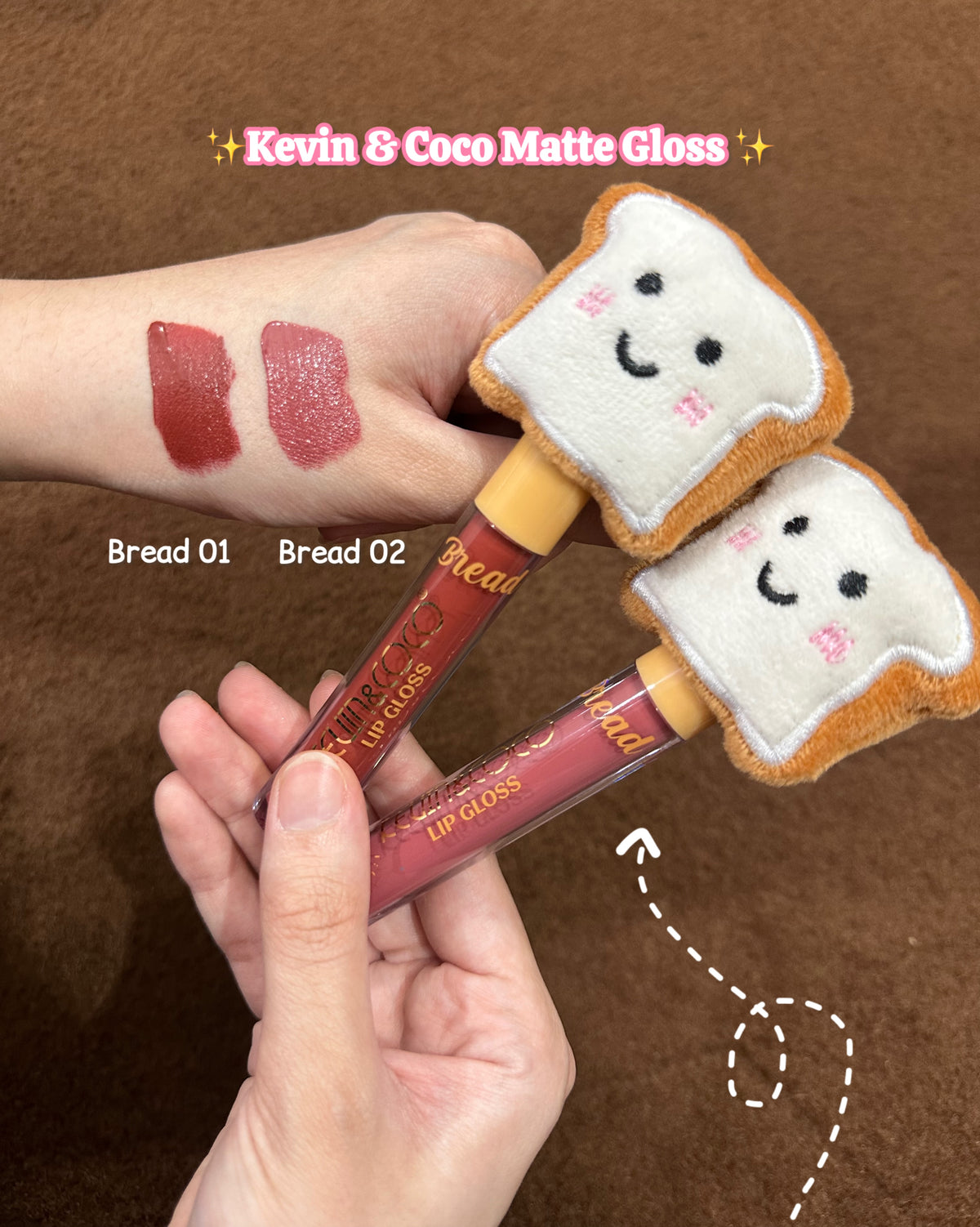 Kevin & Coco Matte Gloss 💖