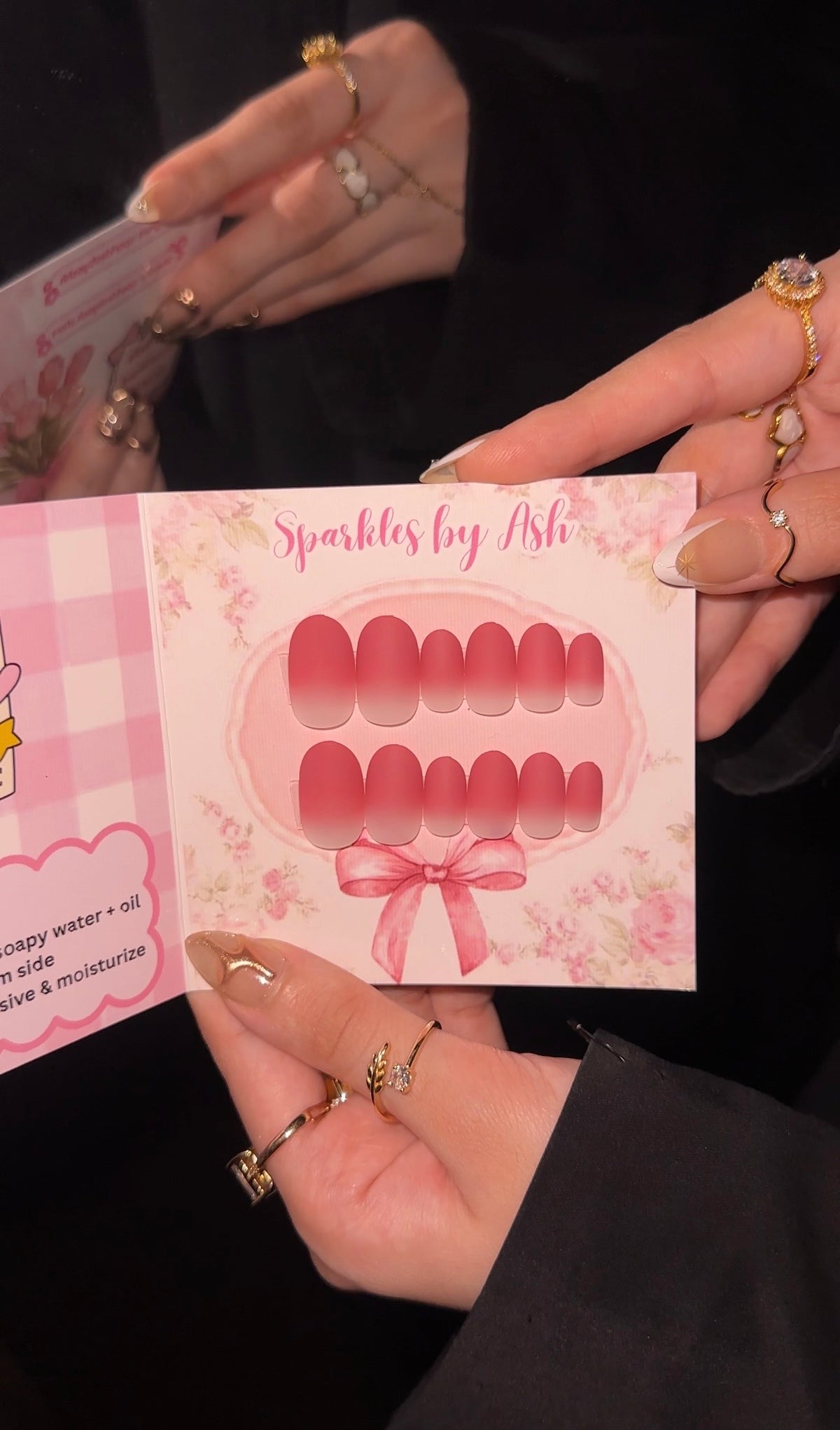 Blush pink matte nails💗24pcs-free application kit