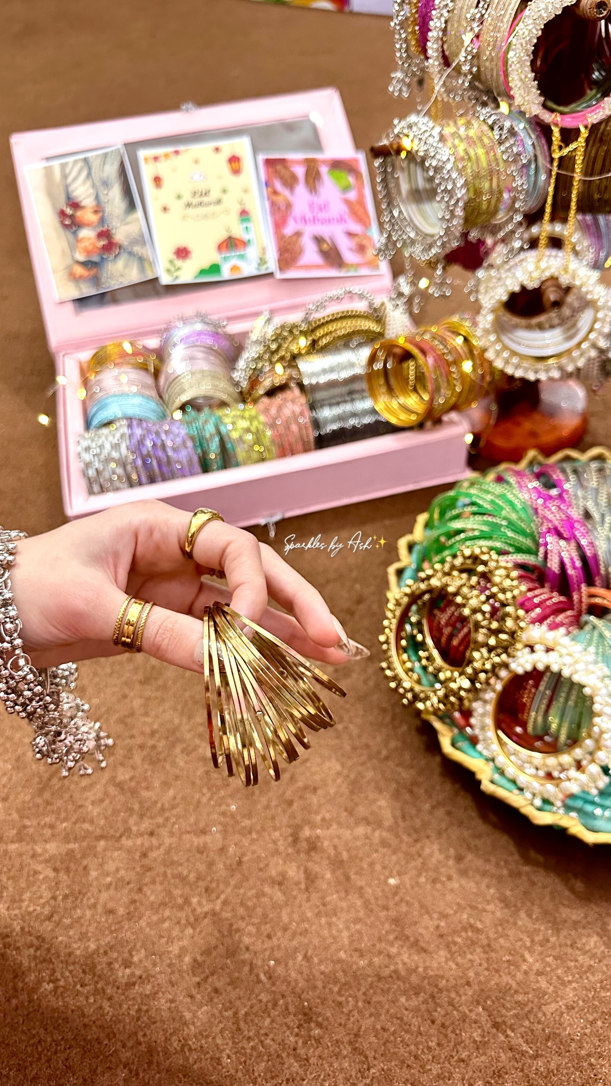 Viral golden metal bangles 🌙✨