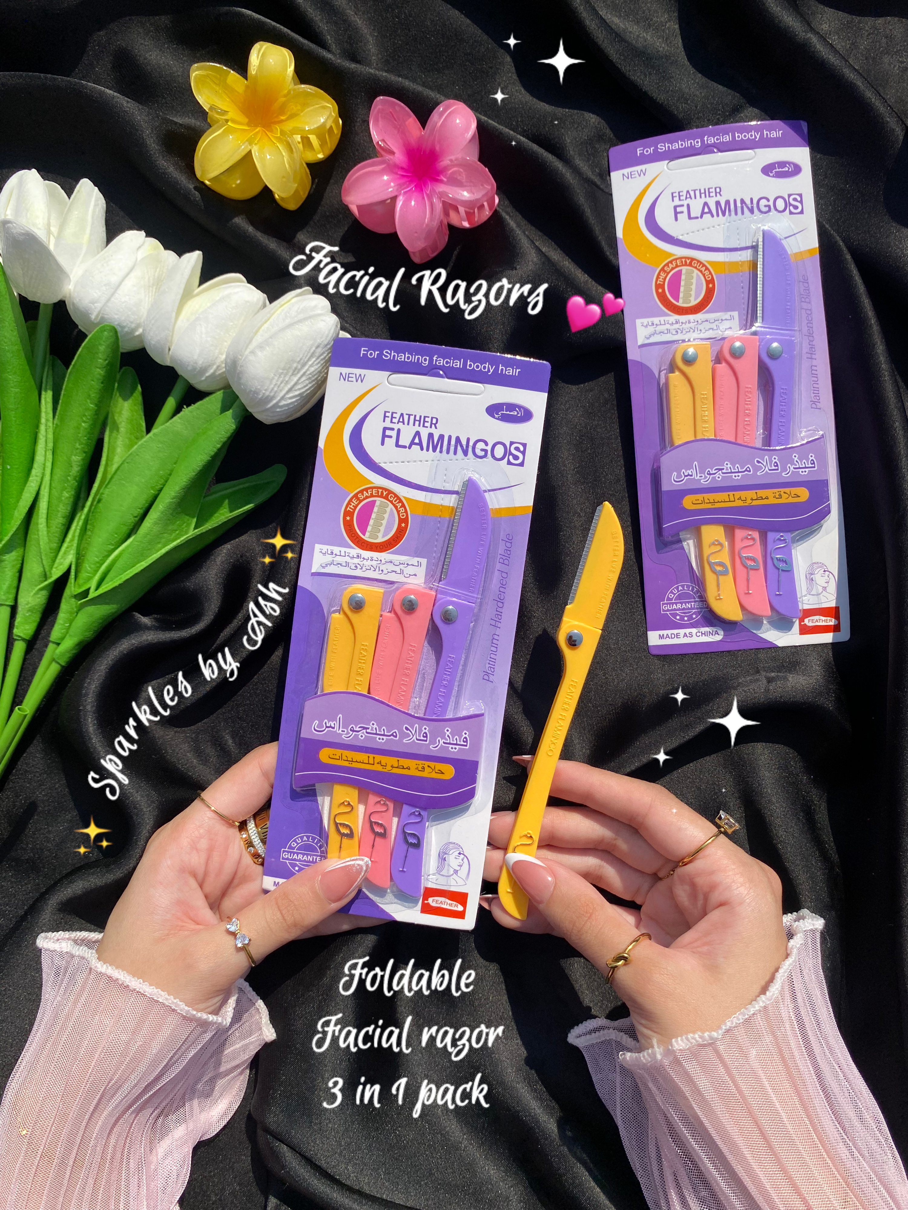Facial razors 💕 pack of 3