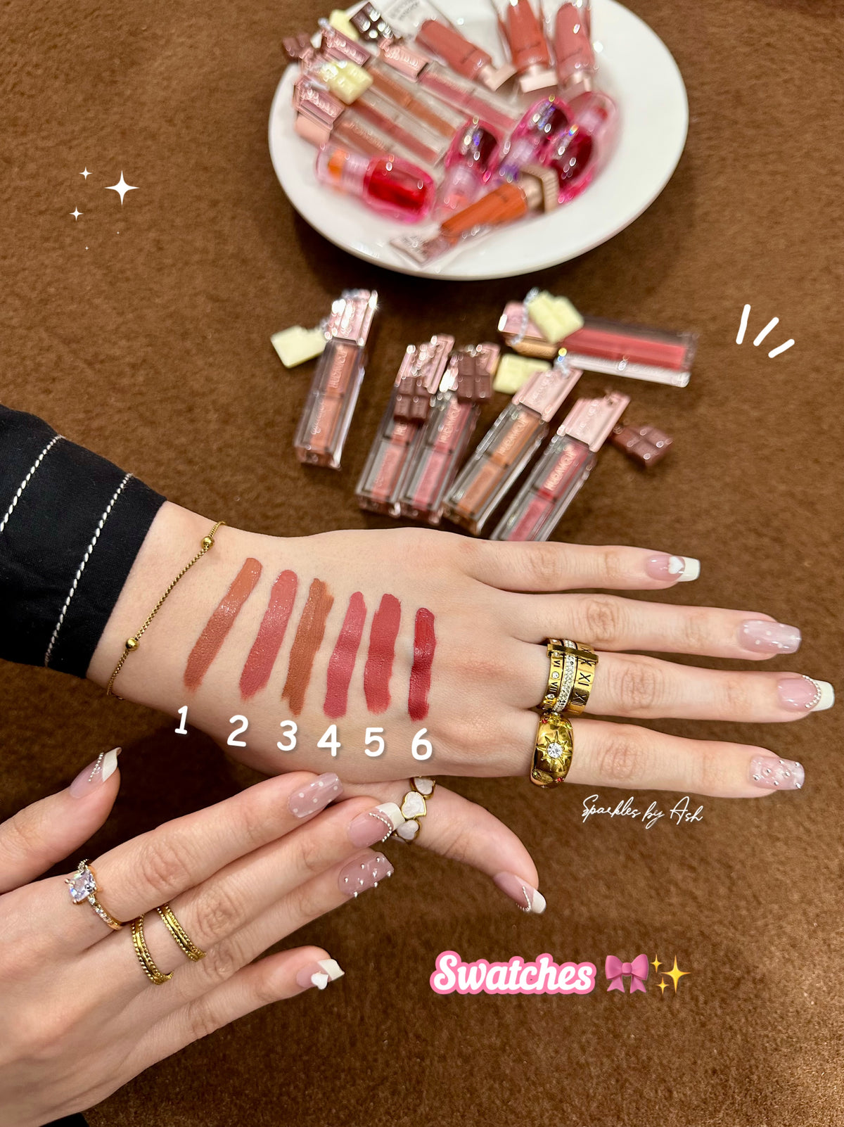 Hudamoji chocolate 🍫 matte gloss