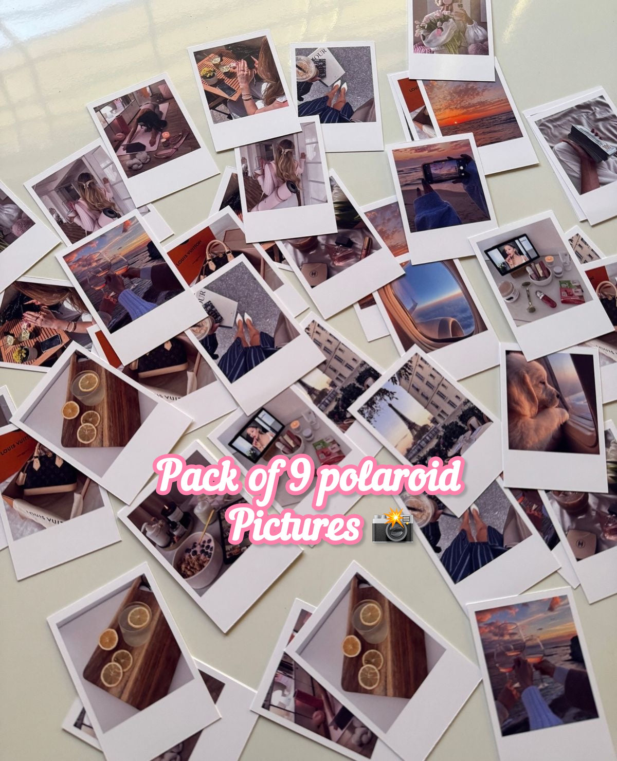 Pack of 9 polaroid pictures 📸💗