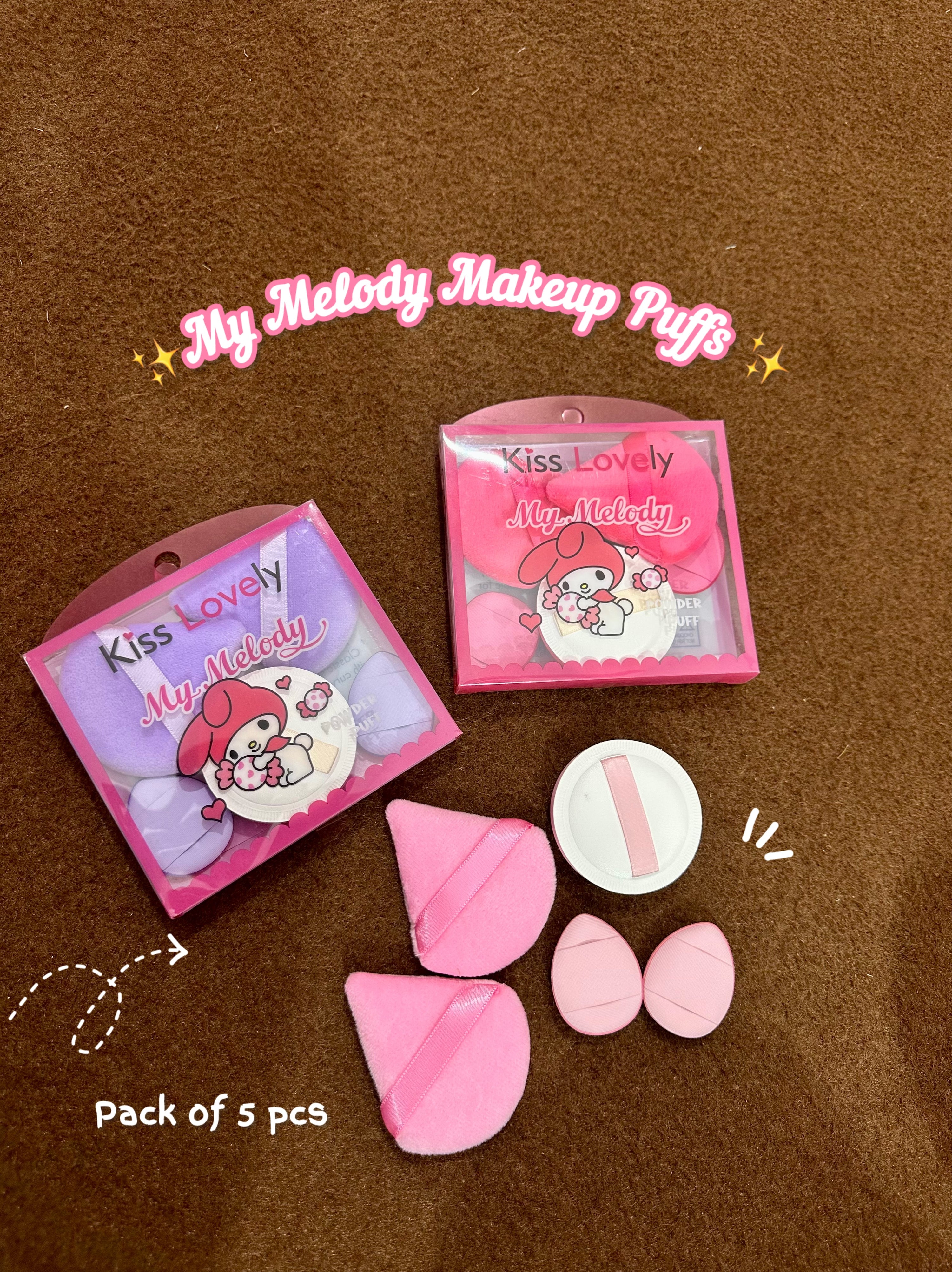 My melody makeup puffs 💗