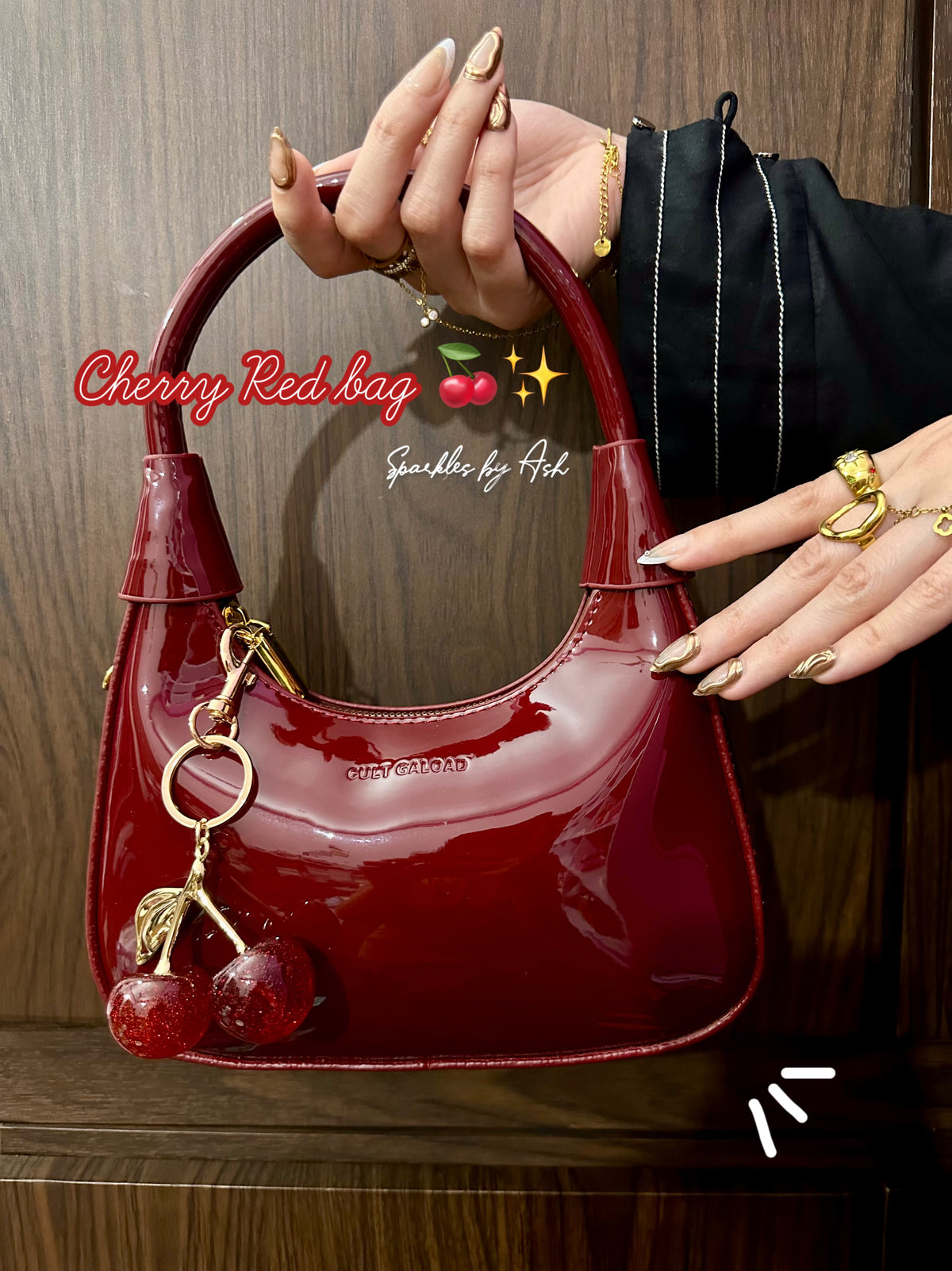 Cherry red bag 🍒 cherry not included