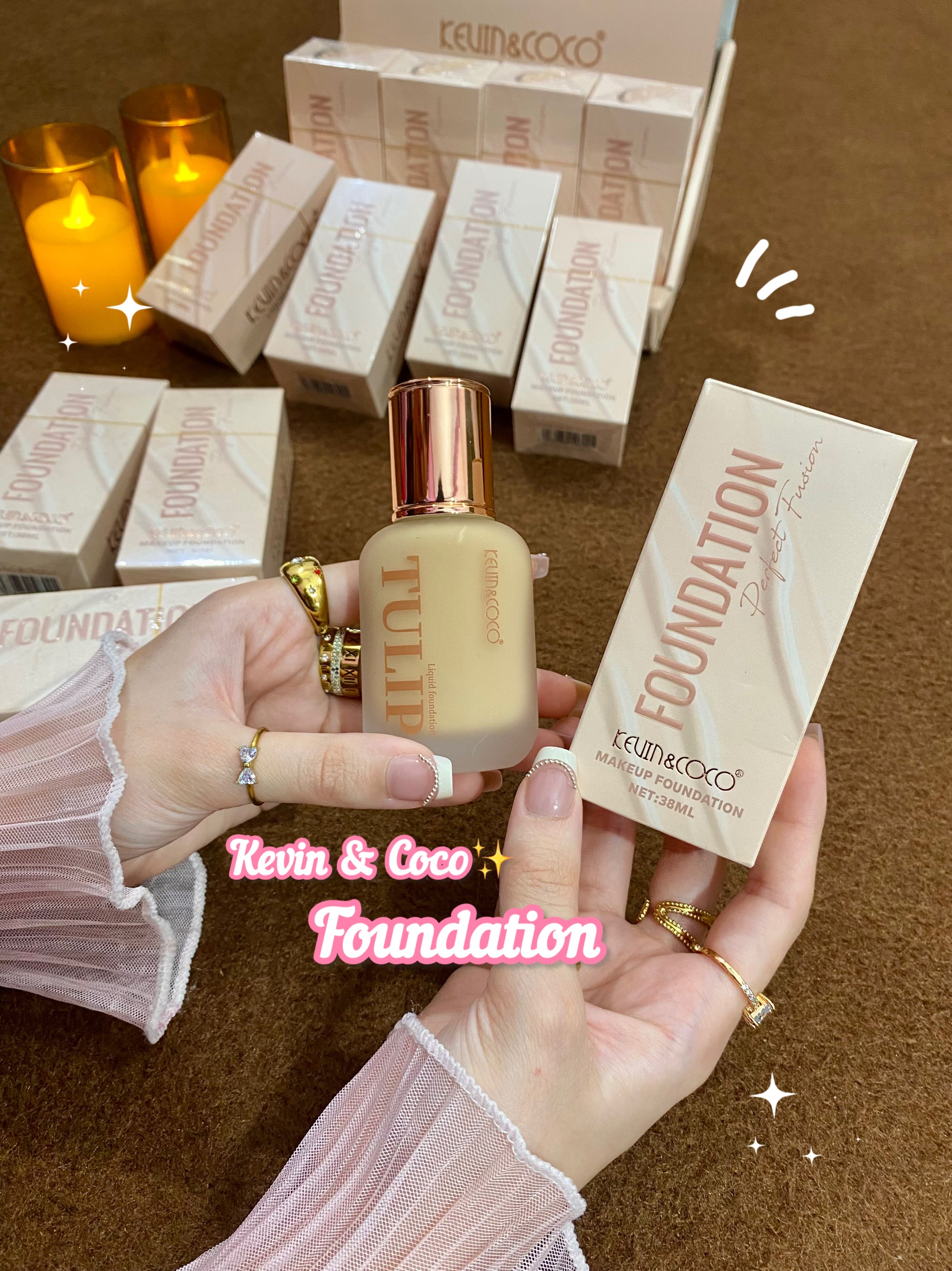 Kevin & Coco Perfect Fusion Tulip Foundation 💖