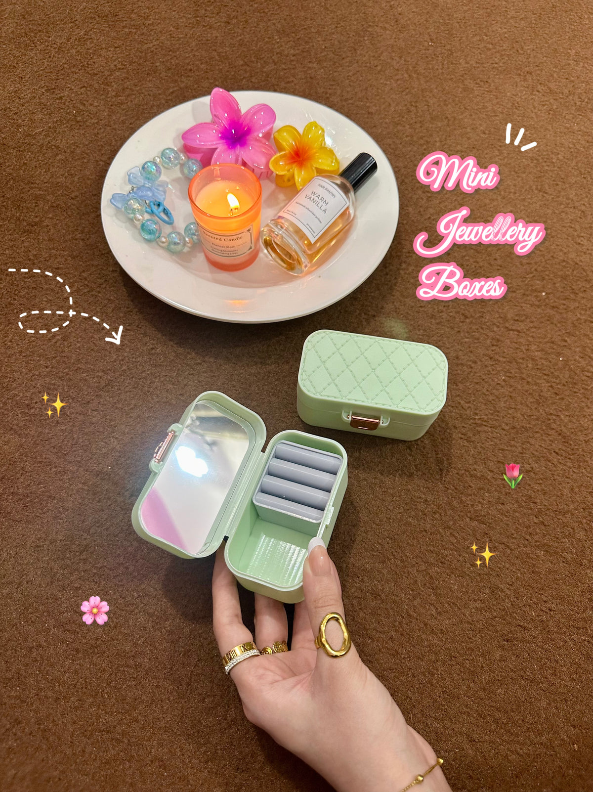 Mini jewellery organizers 🌼💗