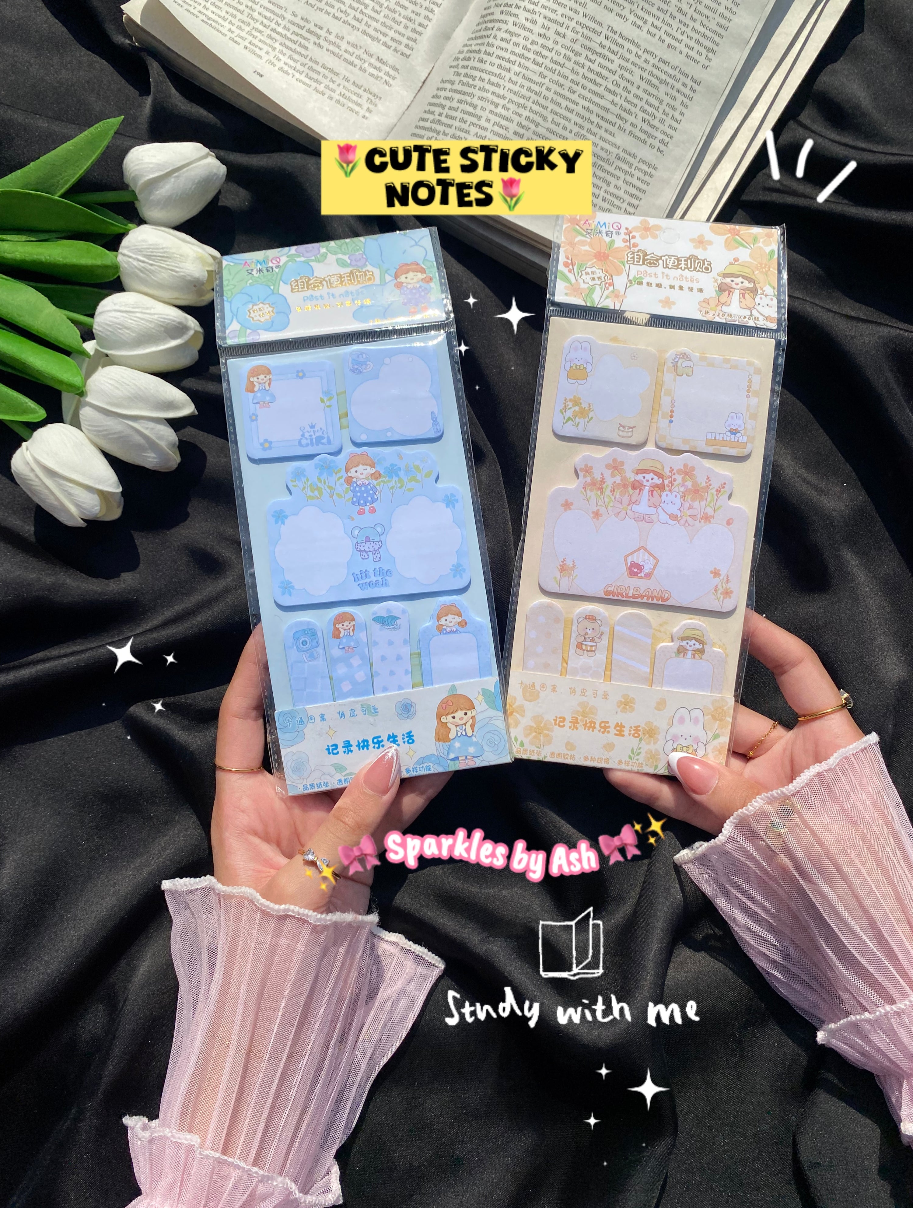 Cute doll sticky notes 💕