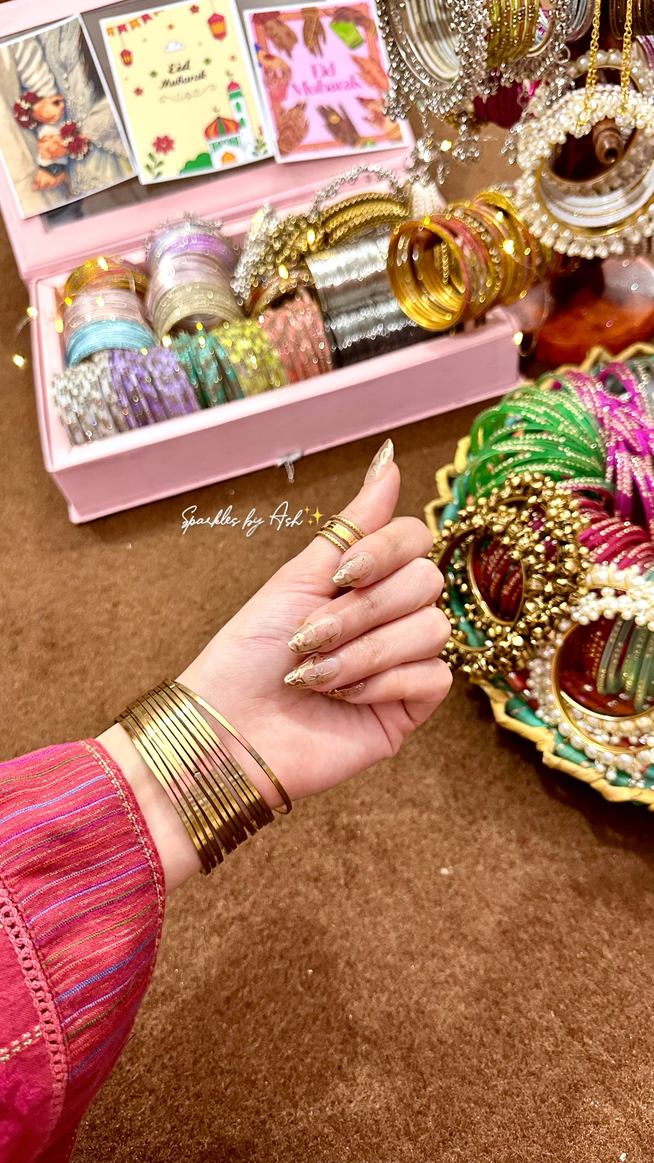 Viral golden metal bangles 🌙✨