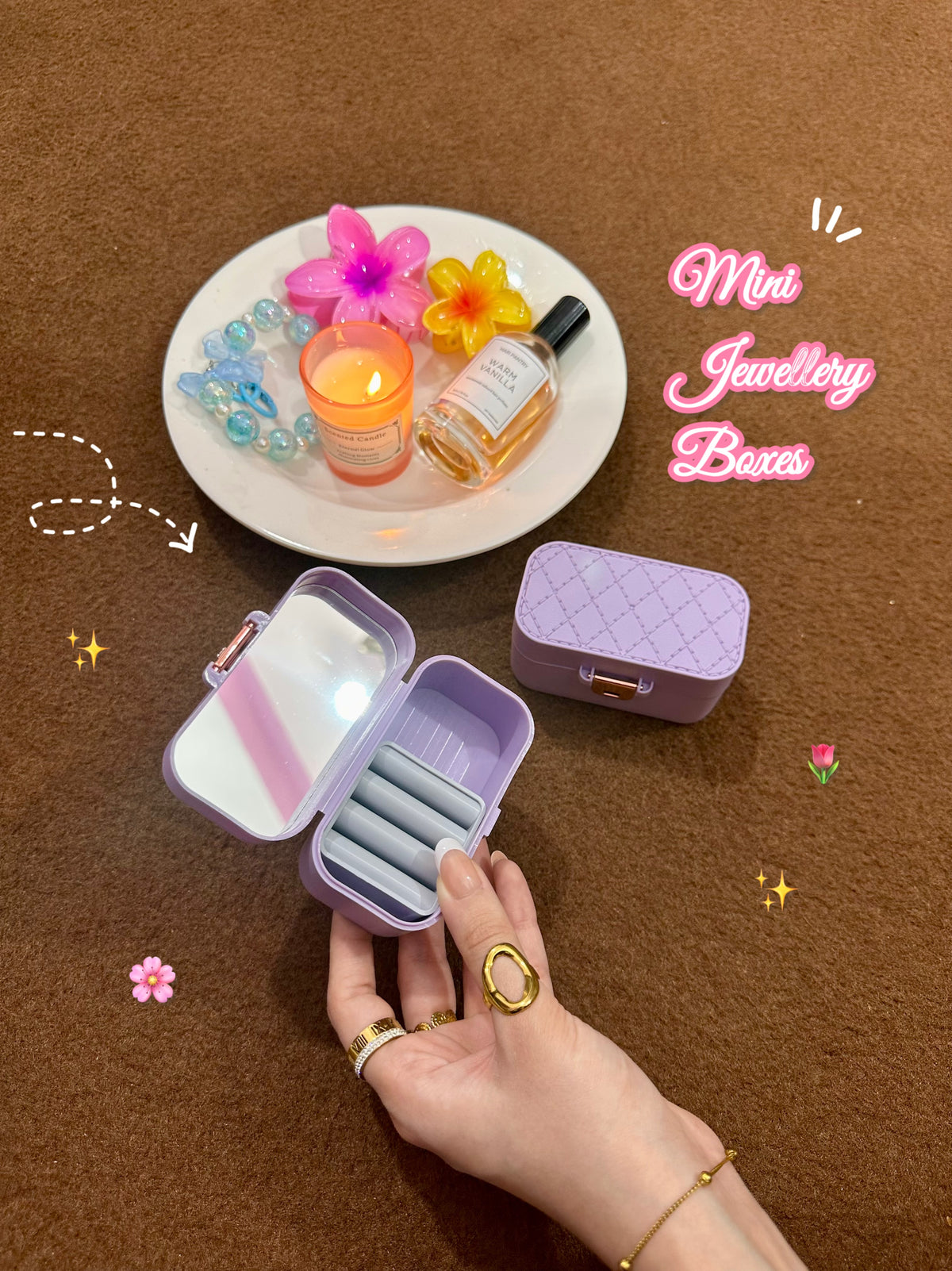 Mini jewellery organizers 🌼💗