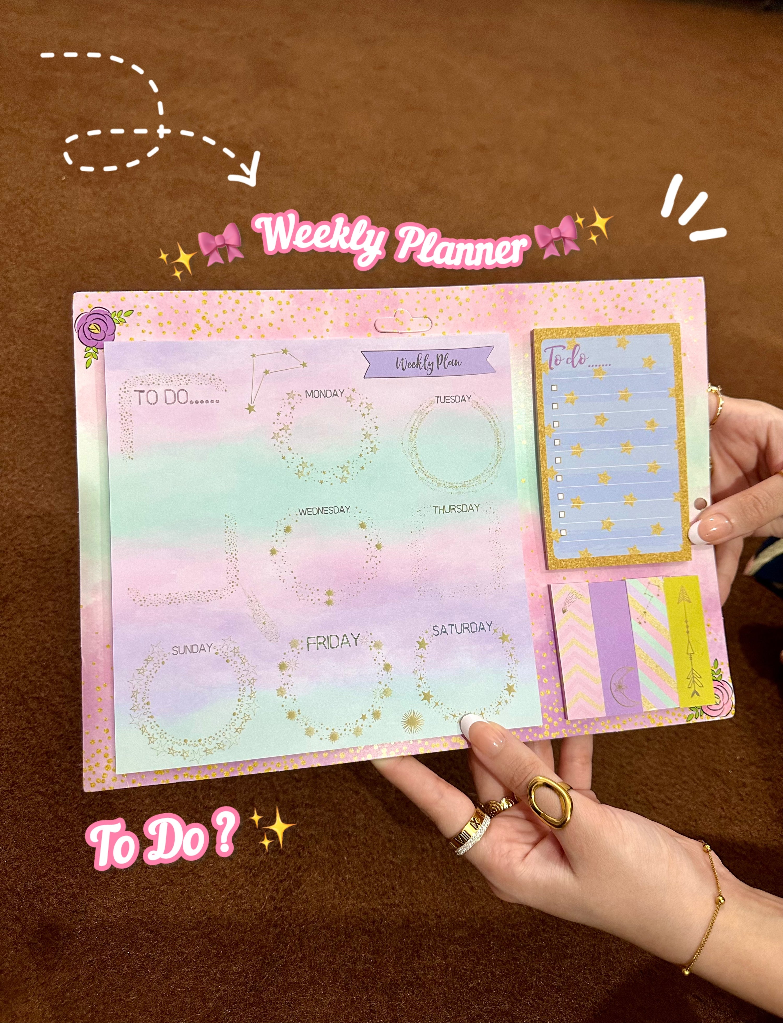 Weekly planner🌼to do list