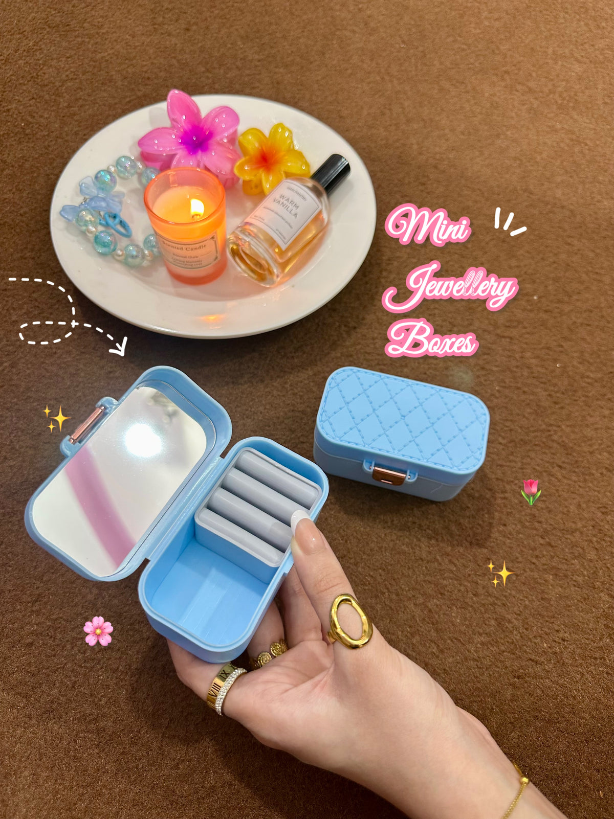 Mini jewellery organizers 🌼💗