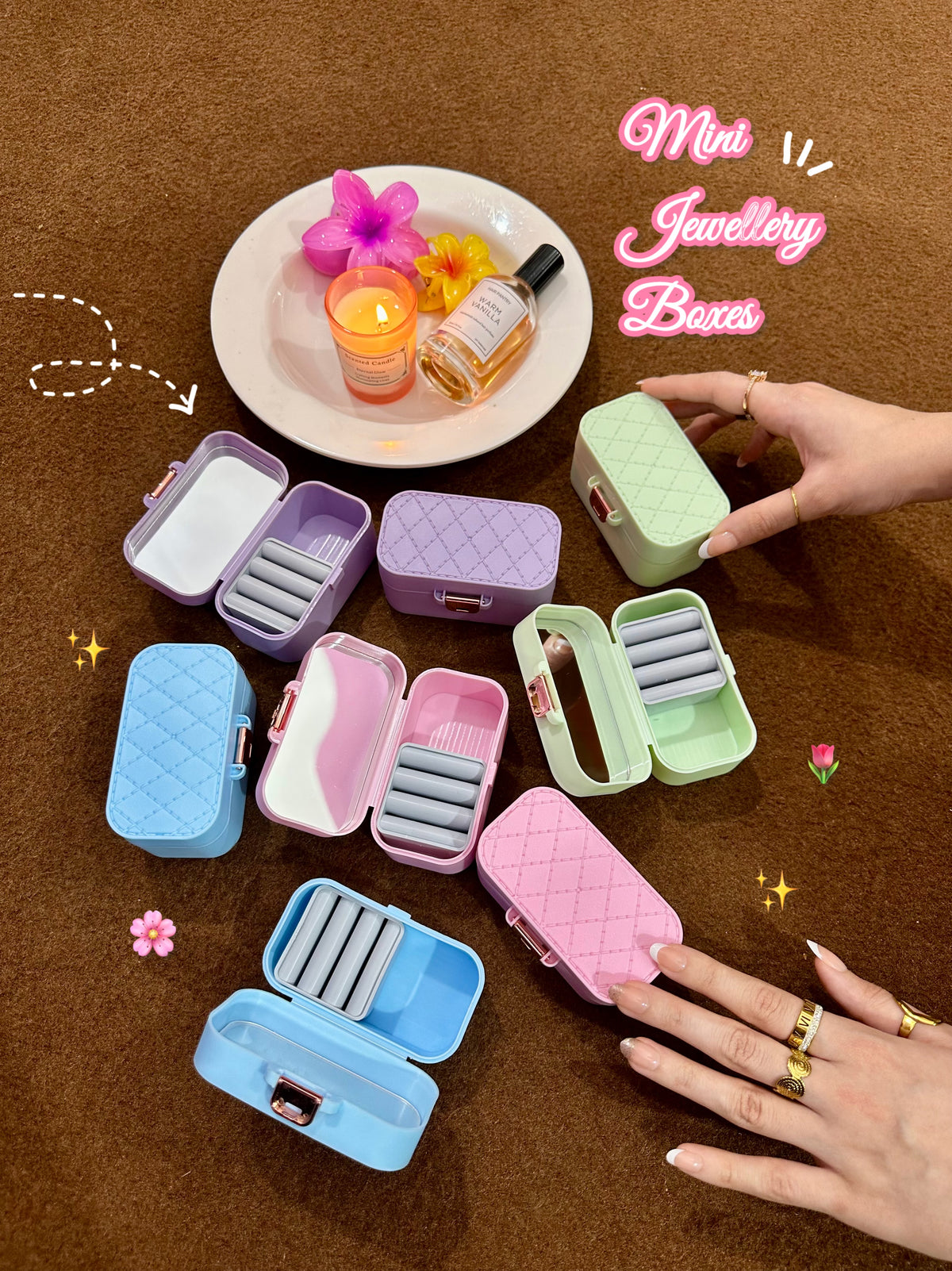 Mini jewellery organizers 🌼💗