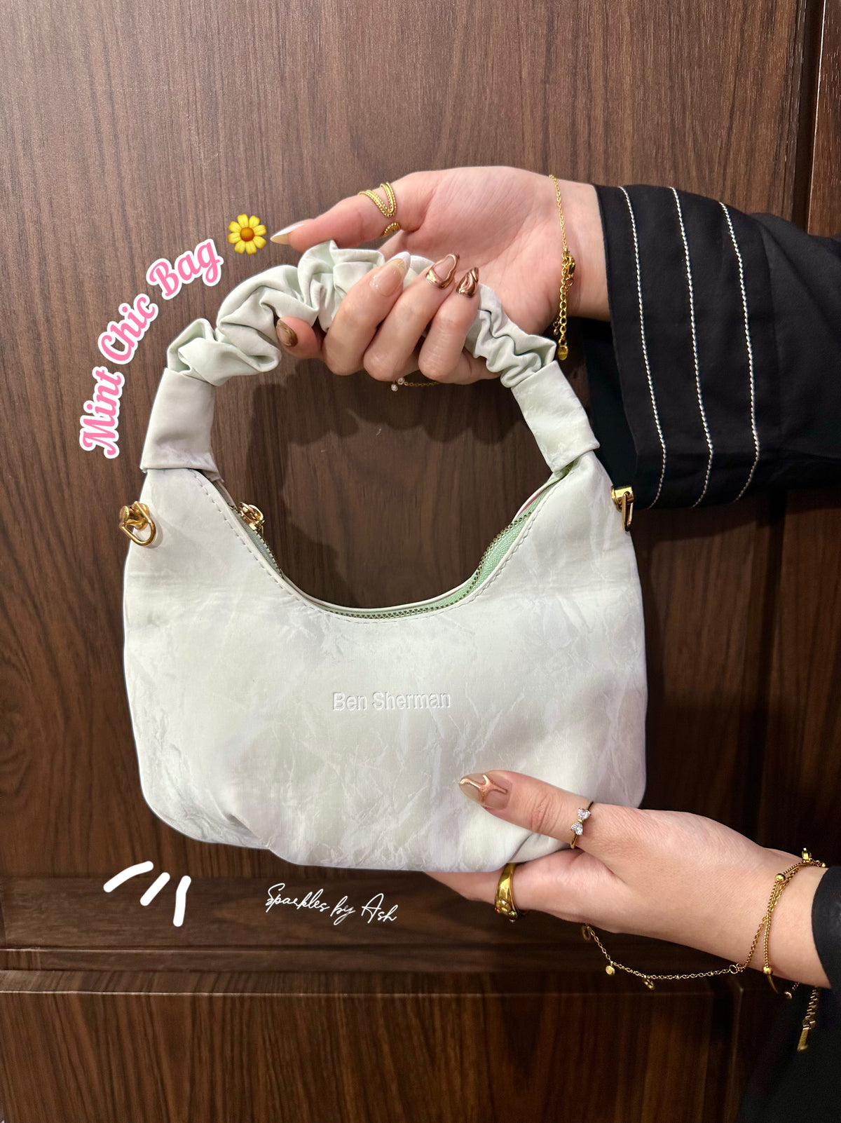 Mint chic bag🌼🎀
