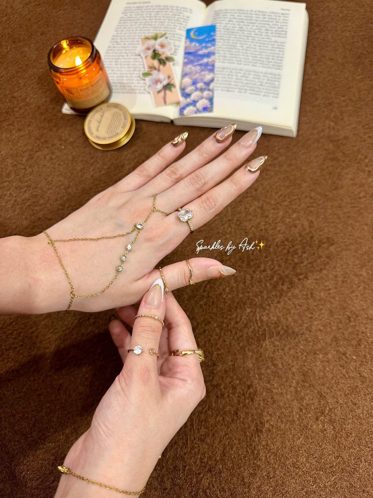 Trendy hand chain 💗✨