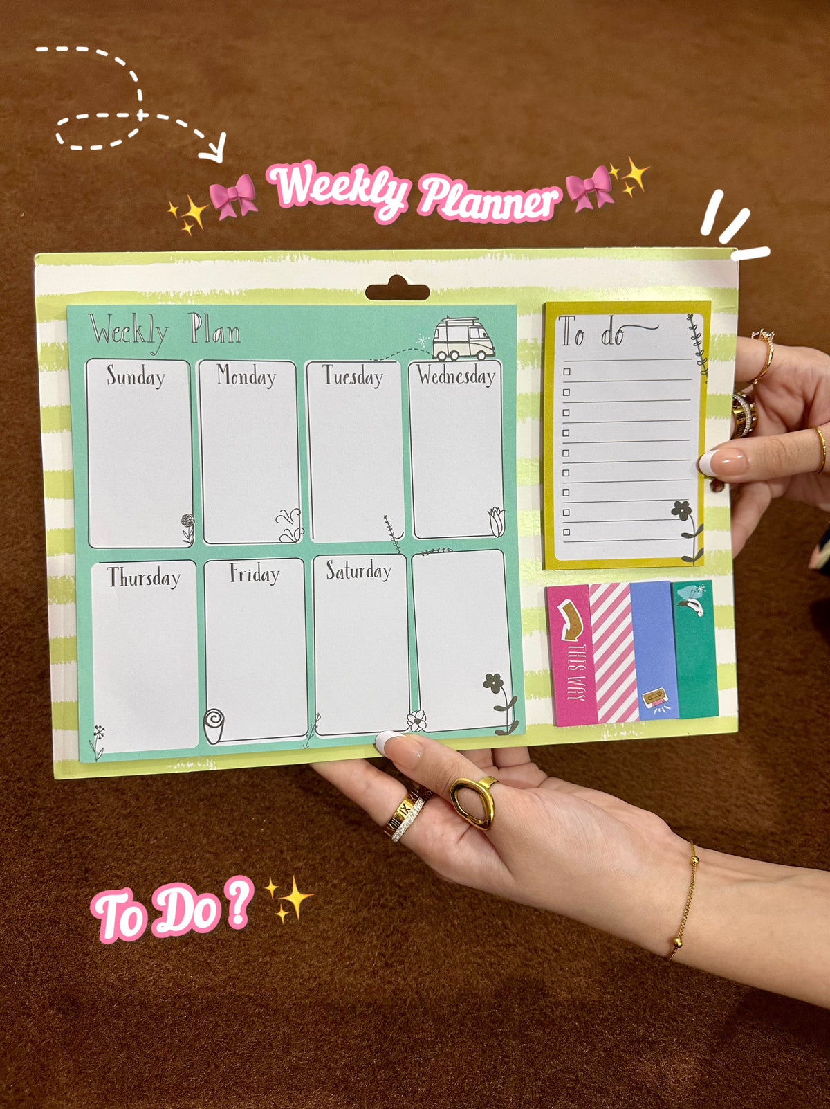 Weekly planner 💗 to do list