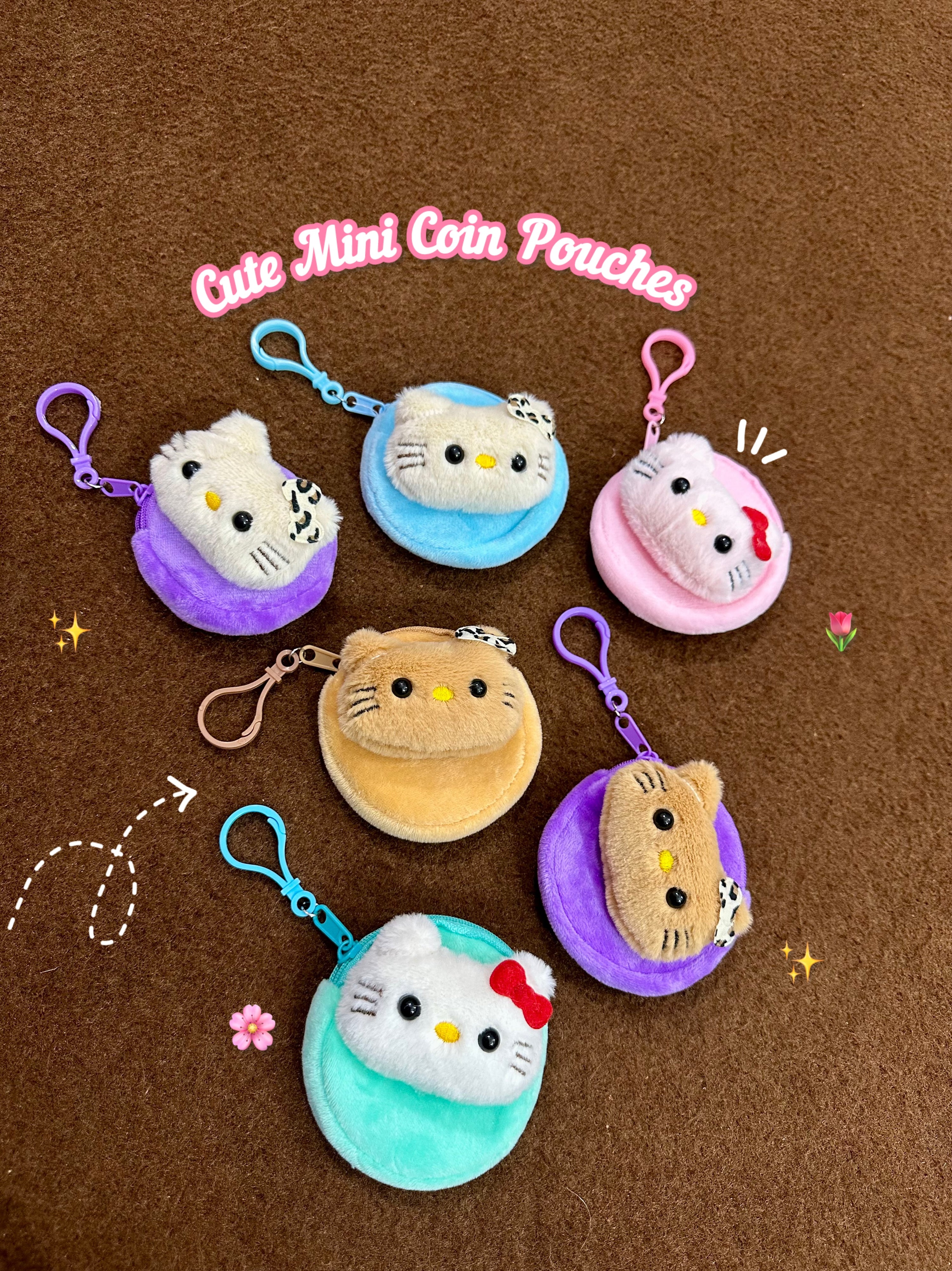 Hello kitty mini coin pouches 🌼💗