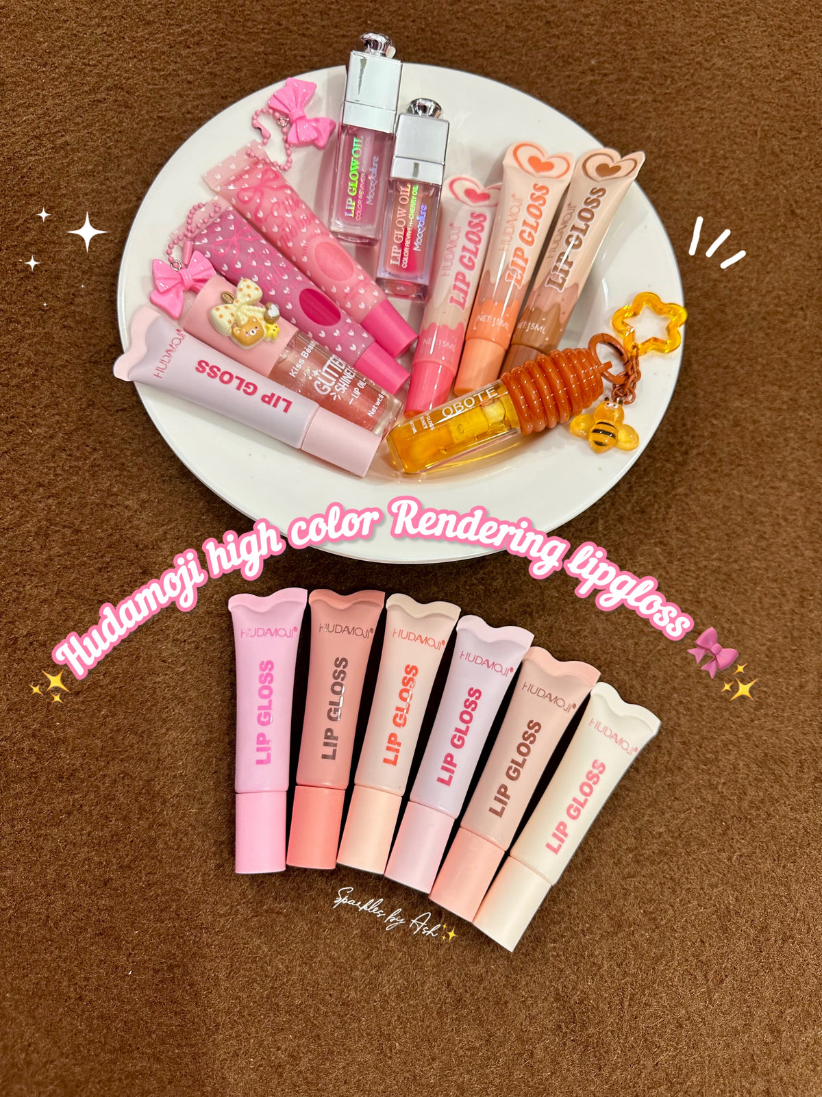 Hudamoji high color rendering gloss🎀✨