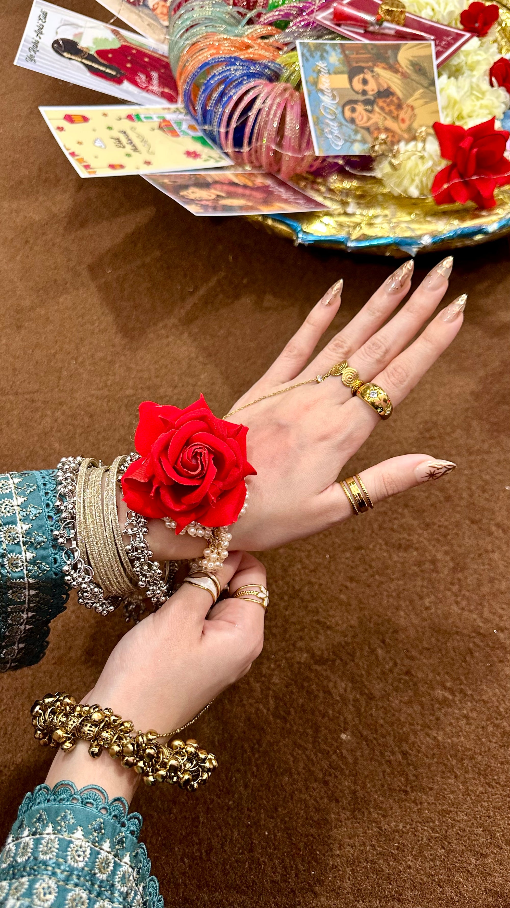 Red Gajra Bracelet 🌹