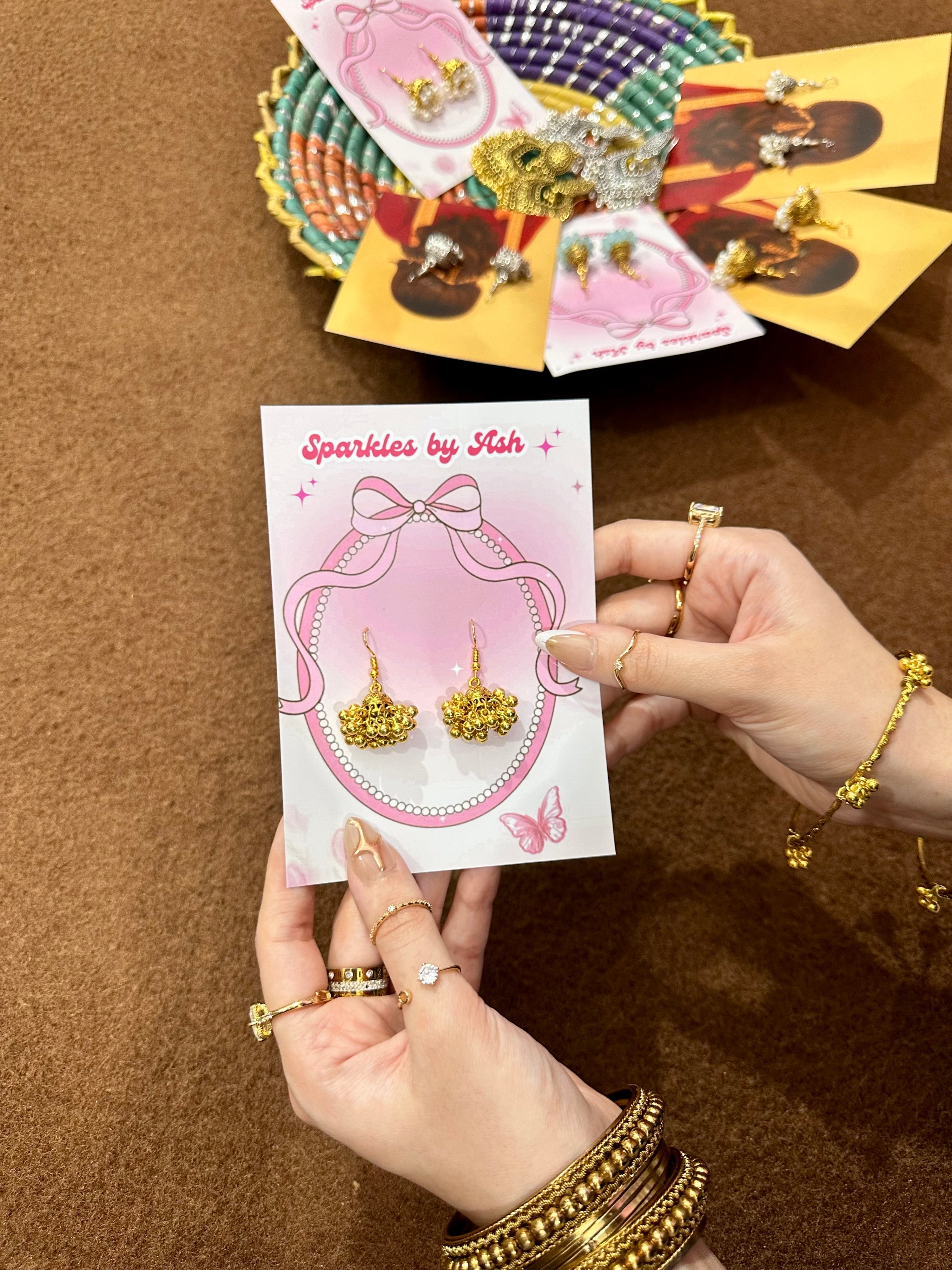 Golden jhumki