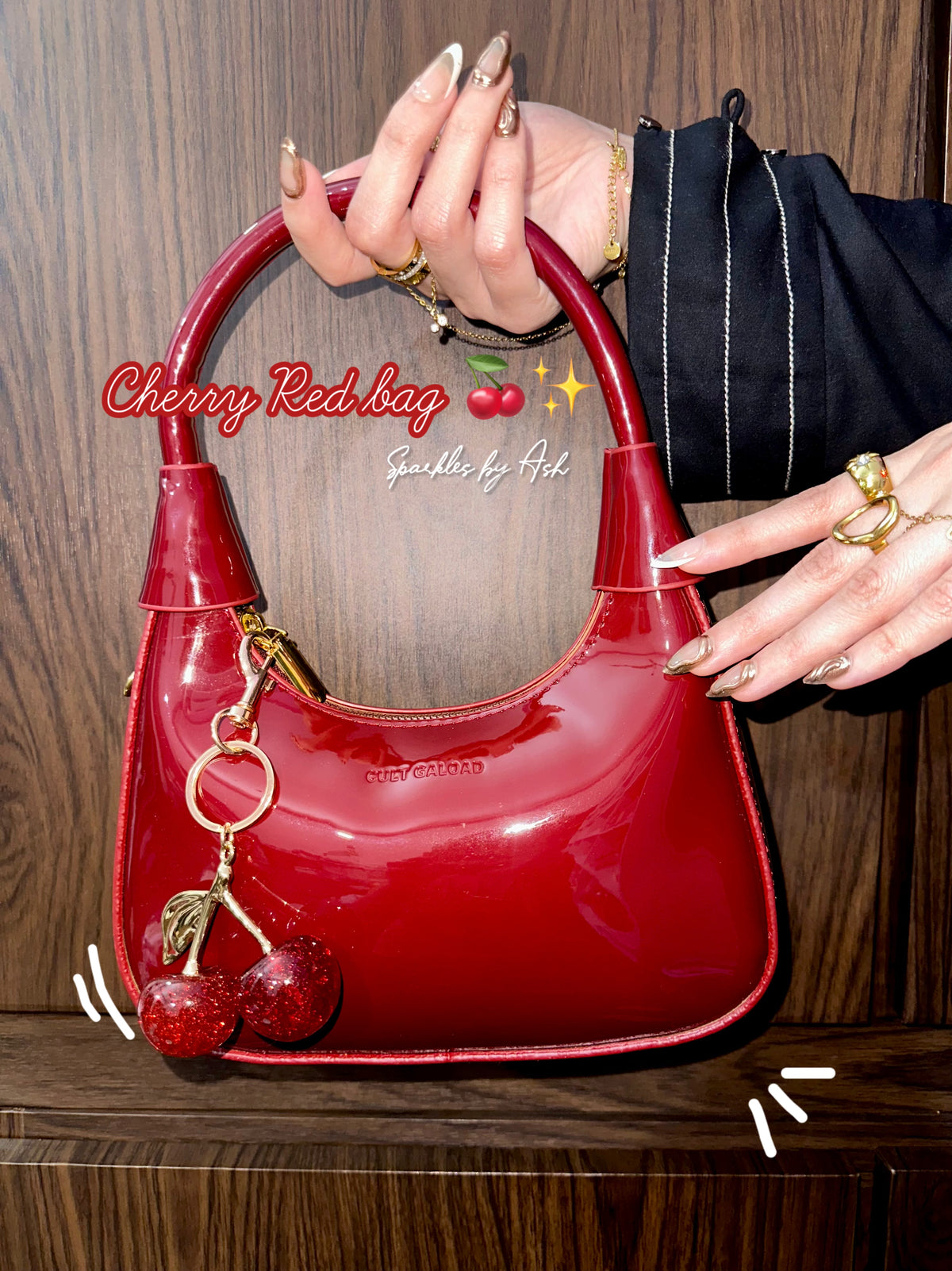 Cherry red bag 🍒 cherry not included
