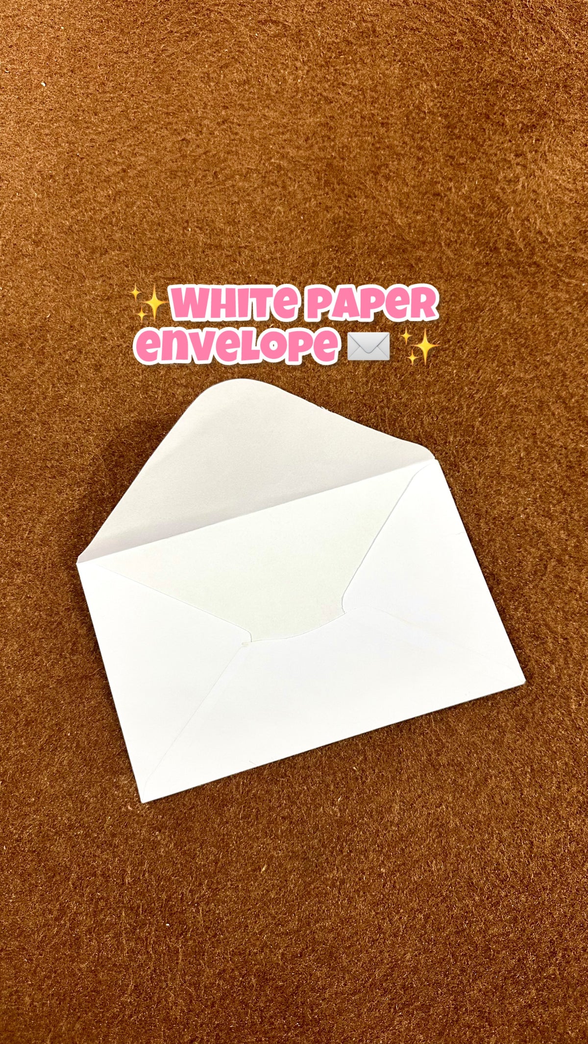 White paper envelope 🩵✨6x4inch