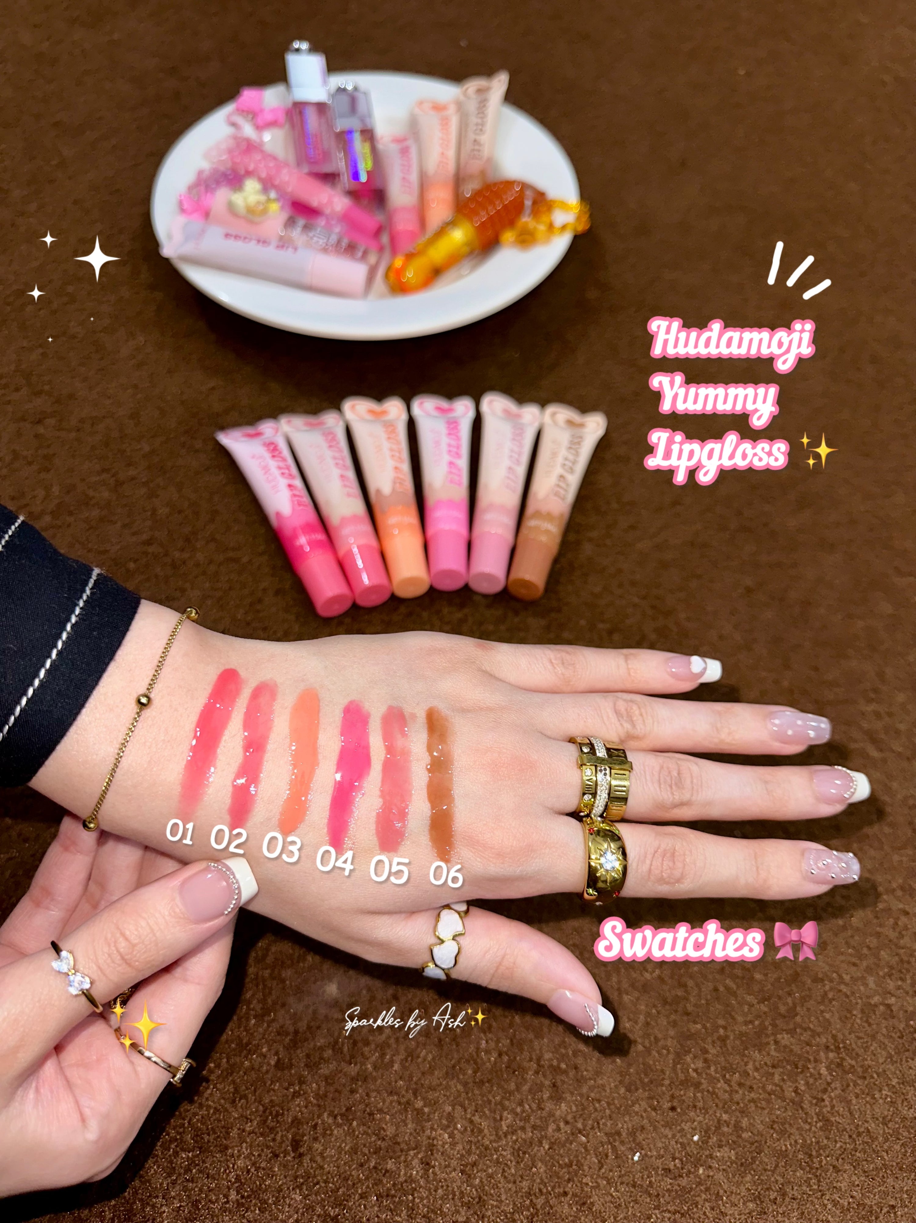 Hudamoji yummy lipgloss 🍭💗✨