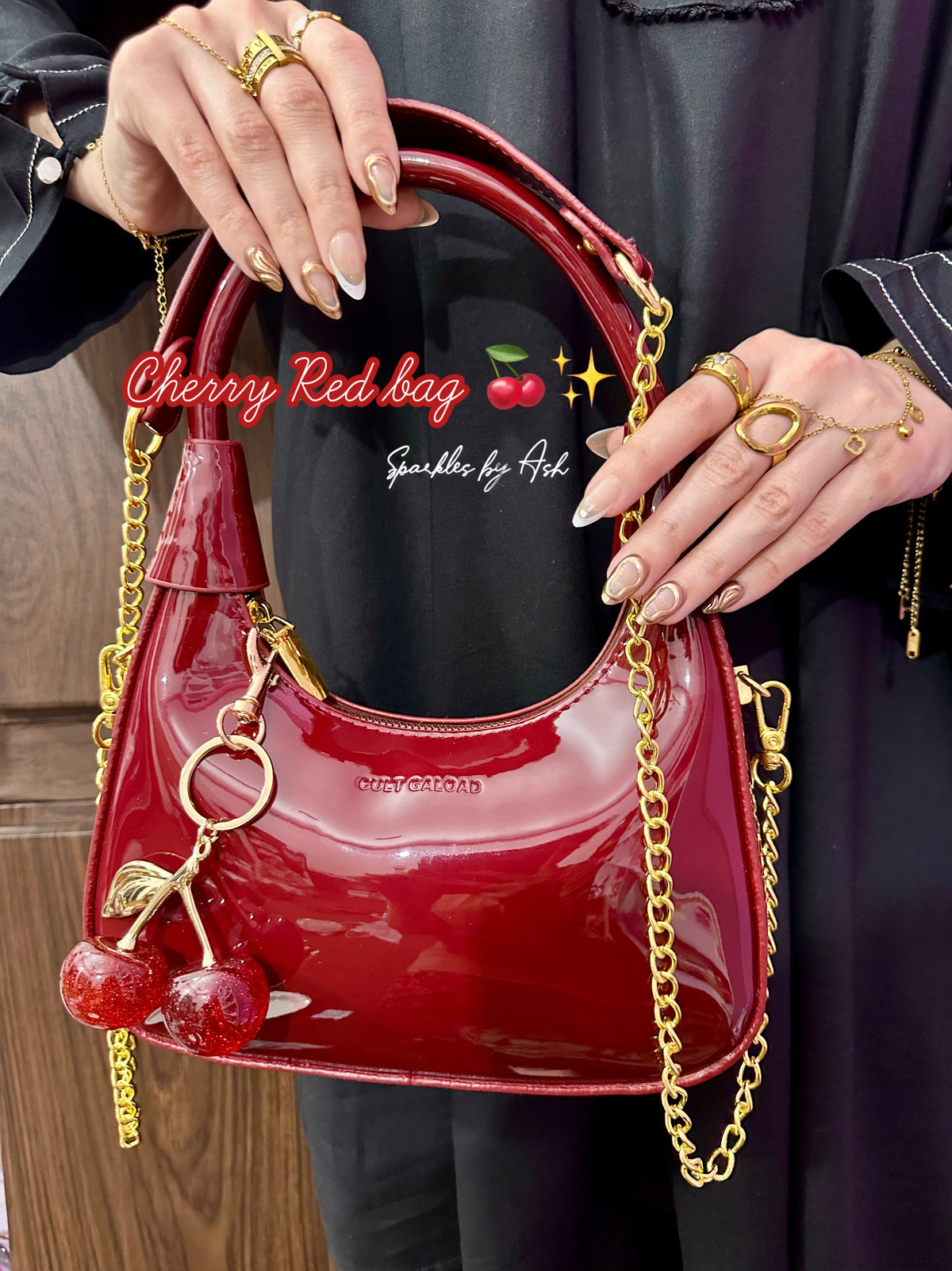 Cherry red bag 🍒 cherry not included