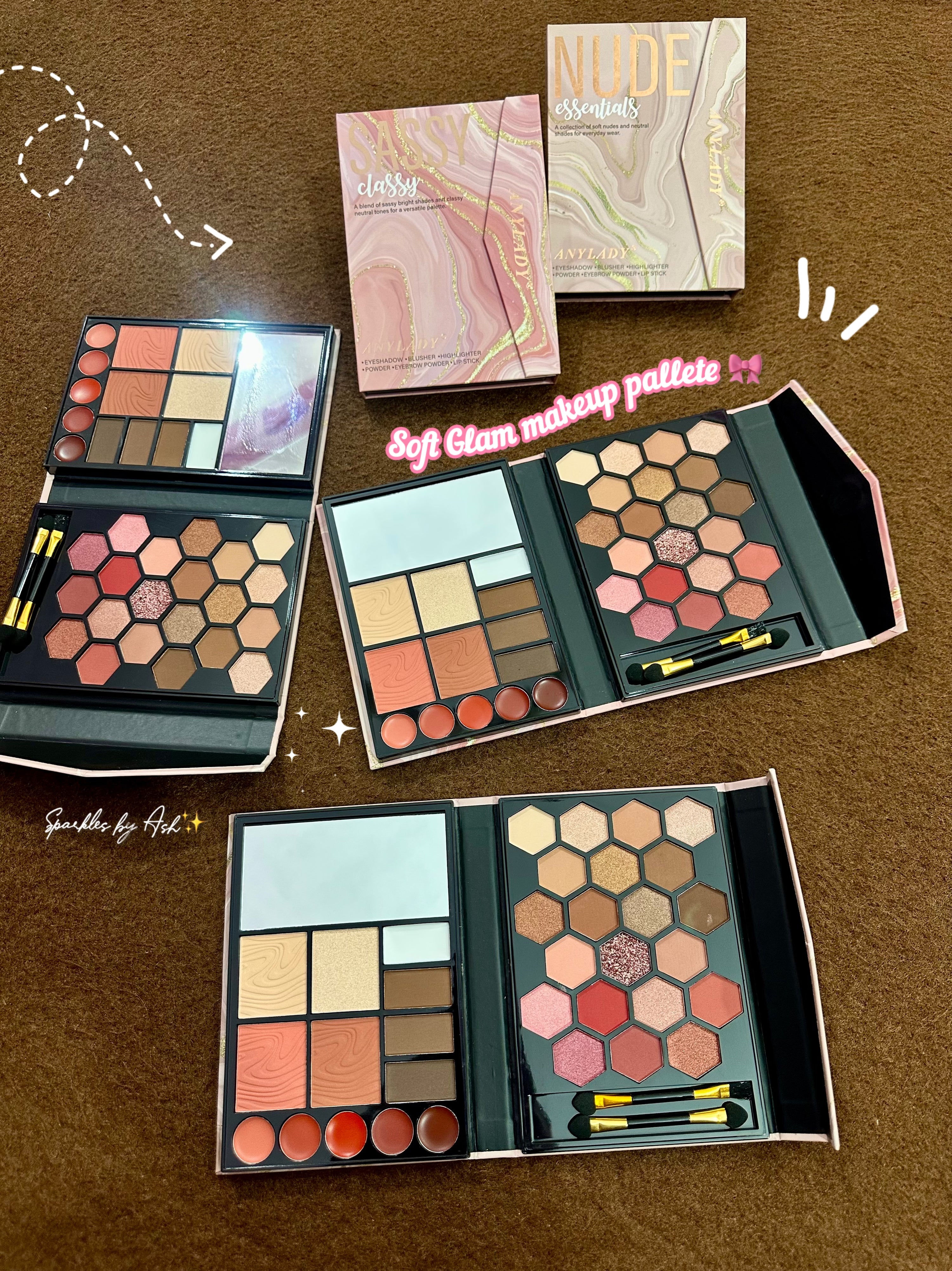 Soft glam makeup pallete 🎀